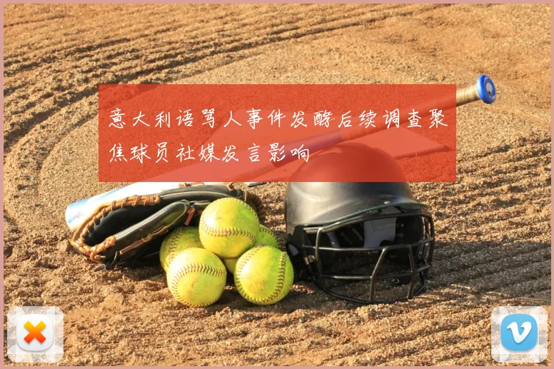 意大利语骂人事件发酵后续调查聚焦球员社媒发言影响